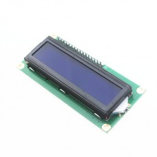 Символьный дисплей LCD1602 IIC/I2C (16x2 символов, синий)